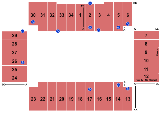 Fargodome Monster Jam Seating Chart